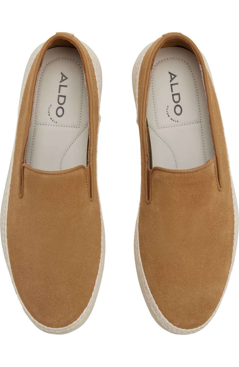 ALDO Cheston Slip-On Sneaker, Alternate, color, Tan Suede