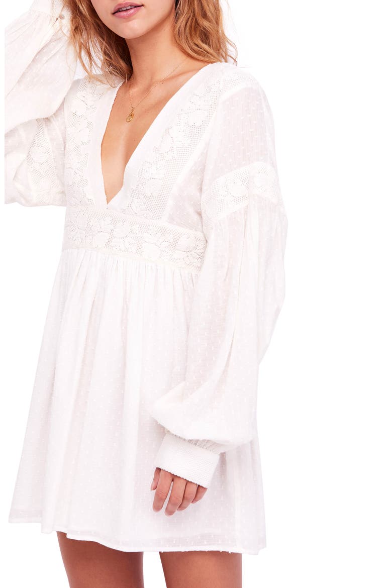 Sugarpie Minidress, Main, color, WHITE