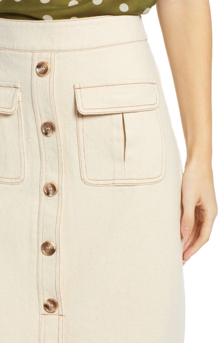 CHRISELLE LIM COLLECTION Chriselle Lim Marine Midi Skirt, Alternate, color, 