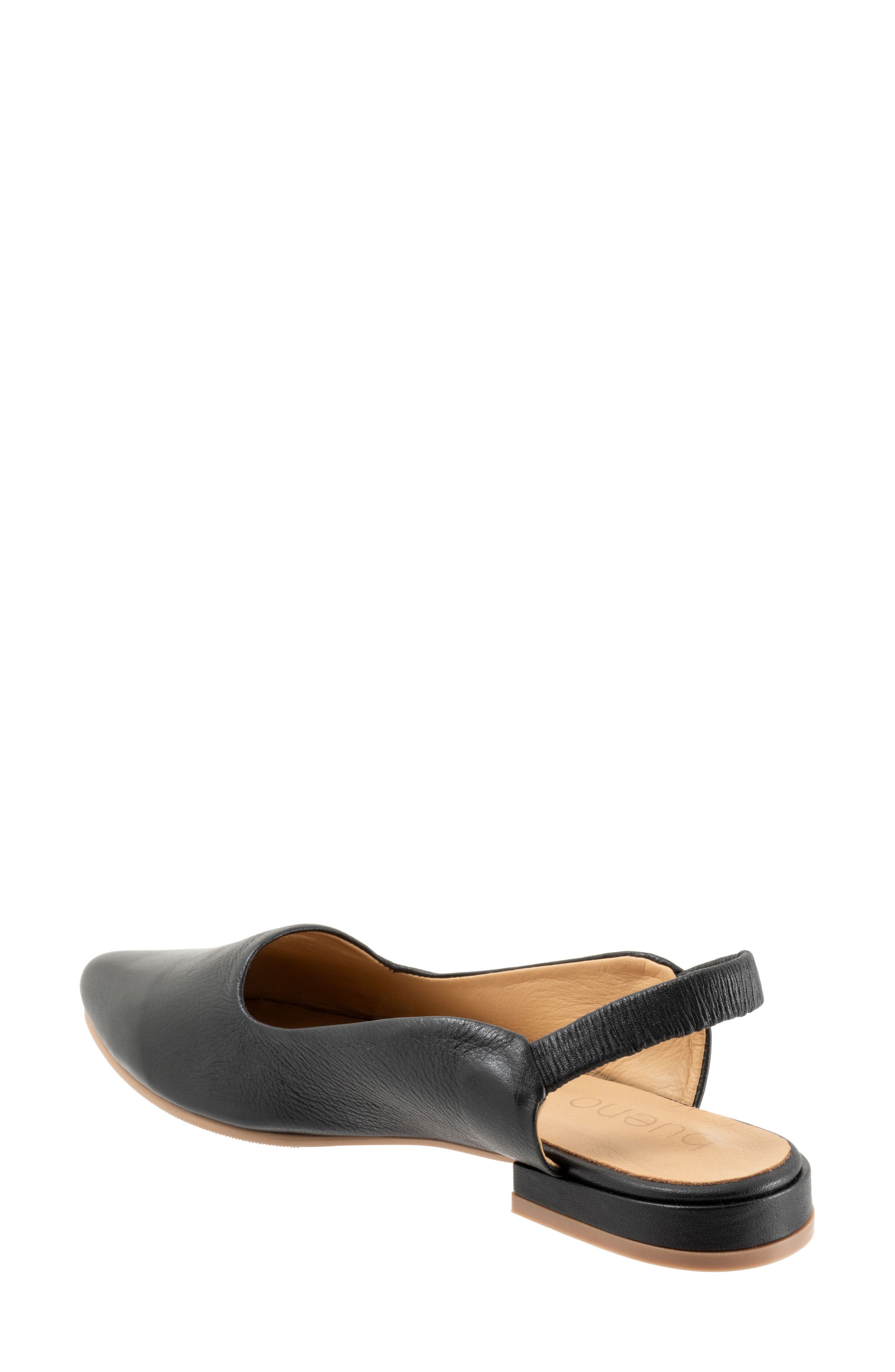 Bueno Indie Slingback Pointed Toe Flat, Alternate, color, 