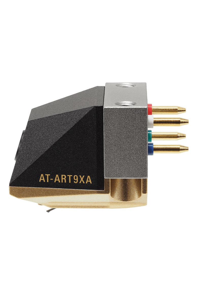 AT-ART9XA Dual Moving Coil Cartridge with Non-Magnetic Core, Alternate, color, Gold/Black