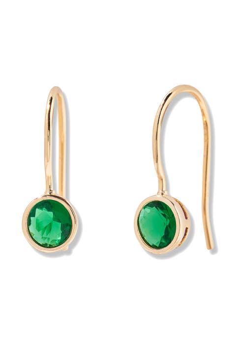 Mia Birthstone Drop Earrings