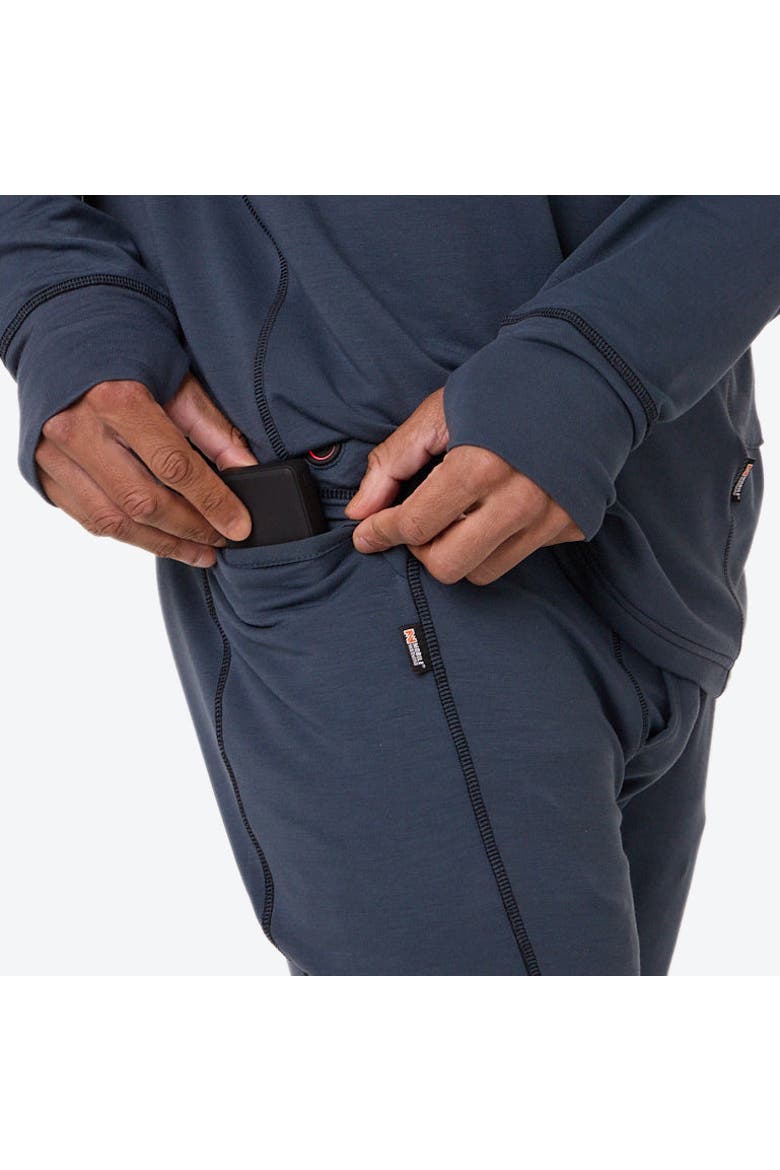 Baselite Heated Base Layer Pant, Alternate, color, Arctic Blue