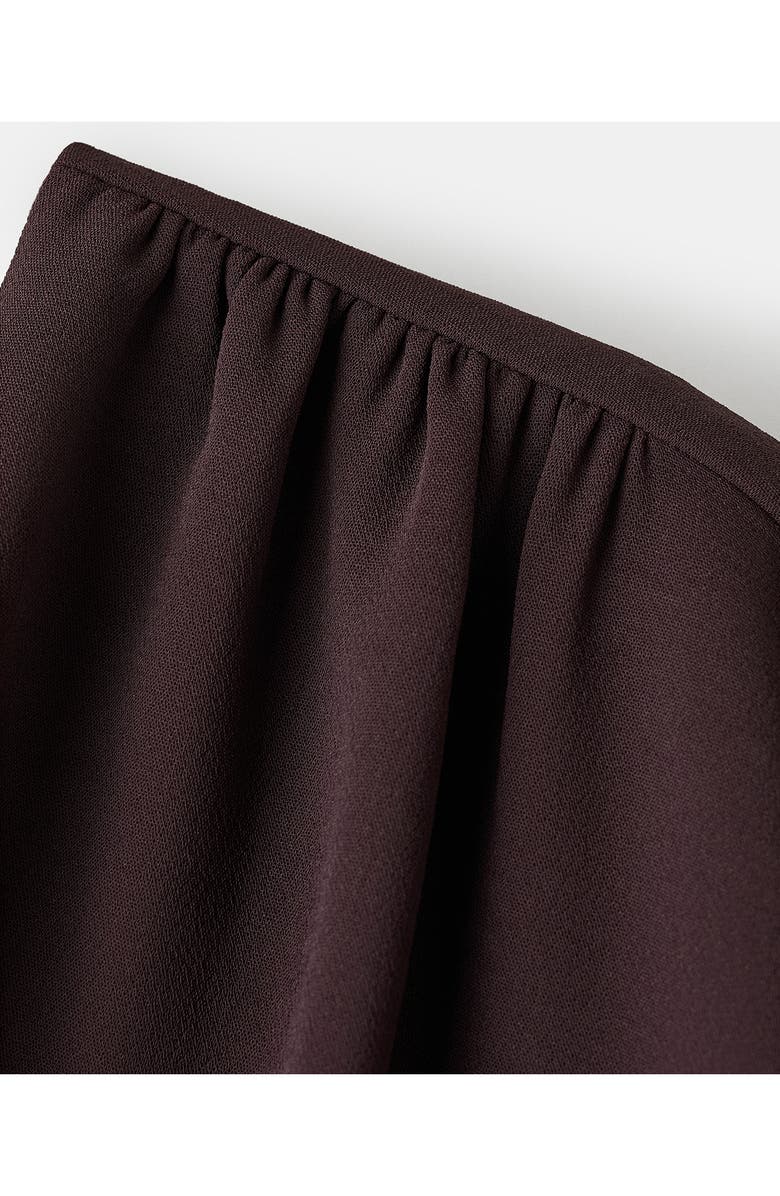 MANGO Asymmetric Wide Leg Jumpsuit, Alternate, color, Brown