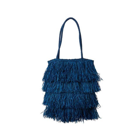 The Sasha Raffia Tote Bag