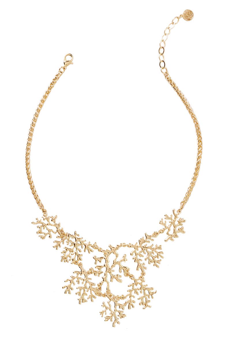 Elsa Necklace, Main, color, GOLD METALLIC