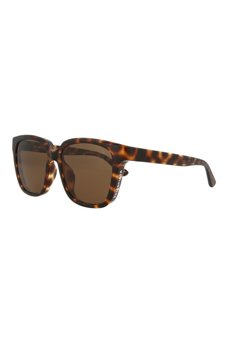 54mm Square Sunglasses, Alternate, color, HAVANA HAVANA BROWN