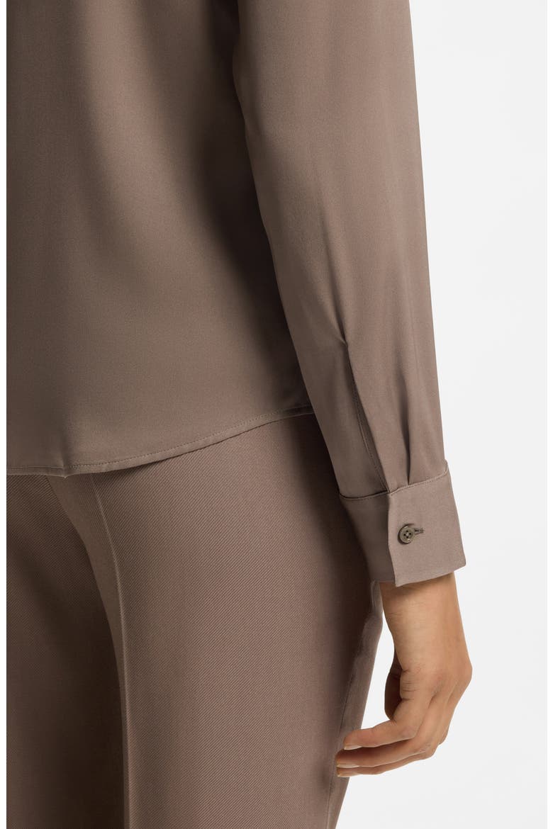 Banorah Stretch Silk Top, Alternate, color, WALNUT