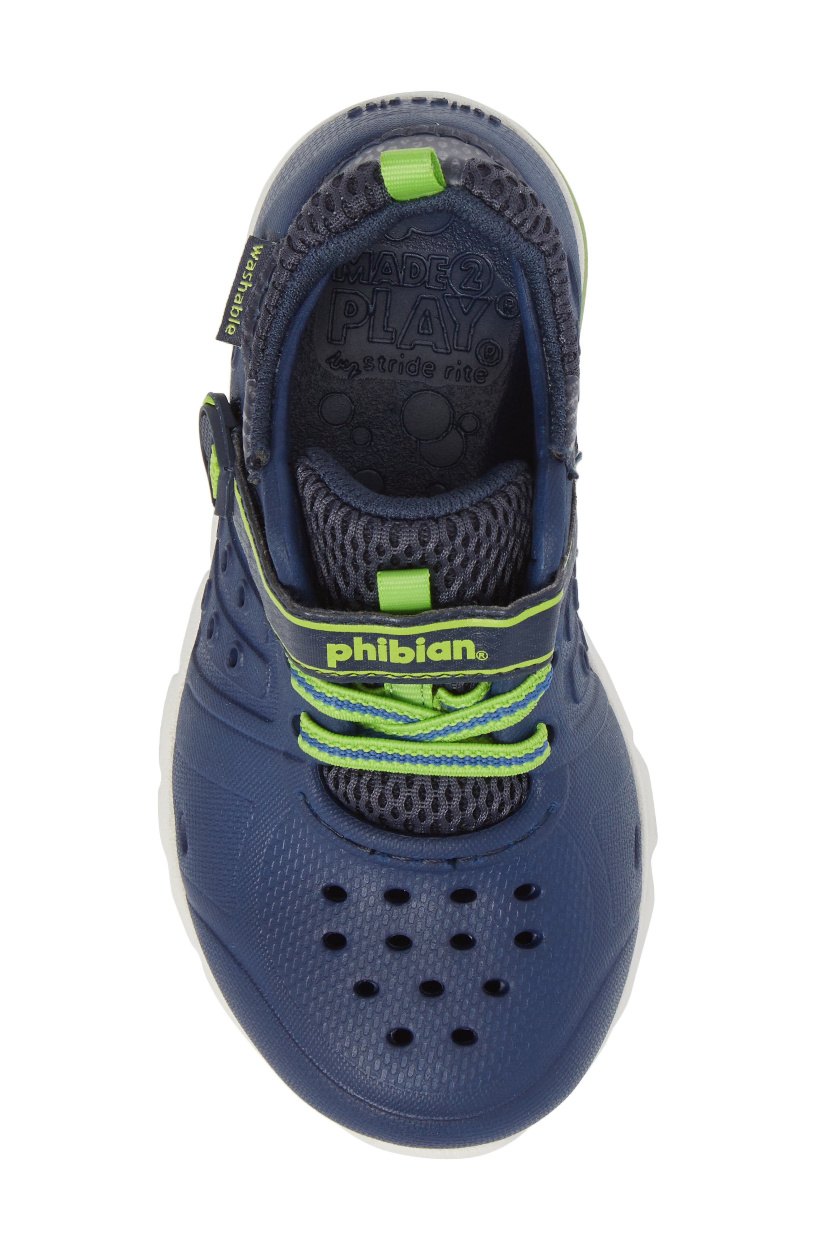 Stride Rite Made2Play<sup>®</sup> Phibian Light-Up Sneaker, Alternate, color, 