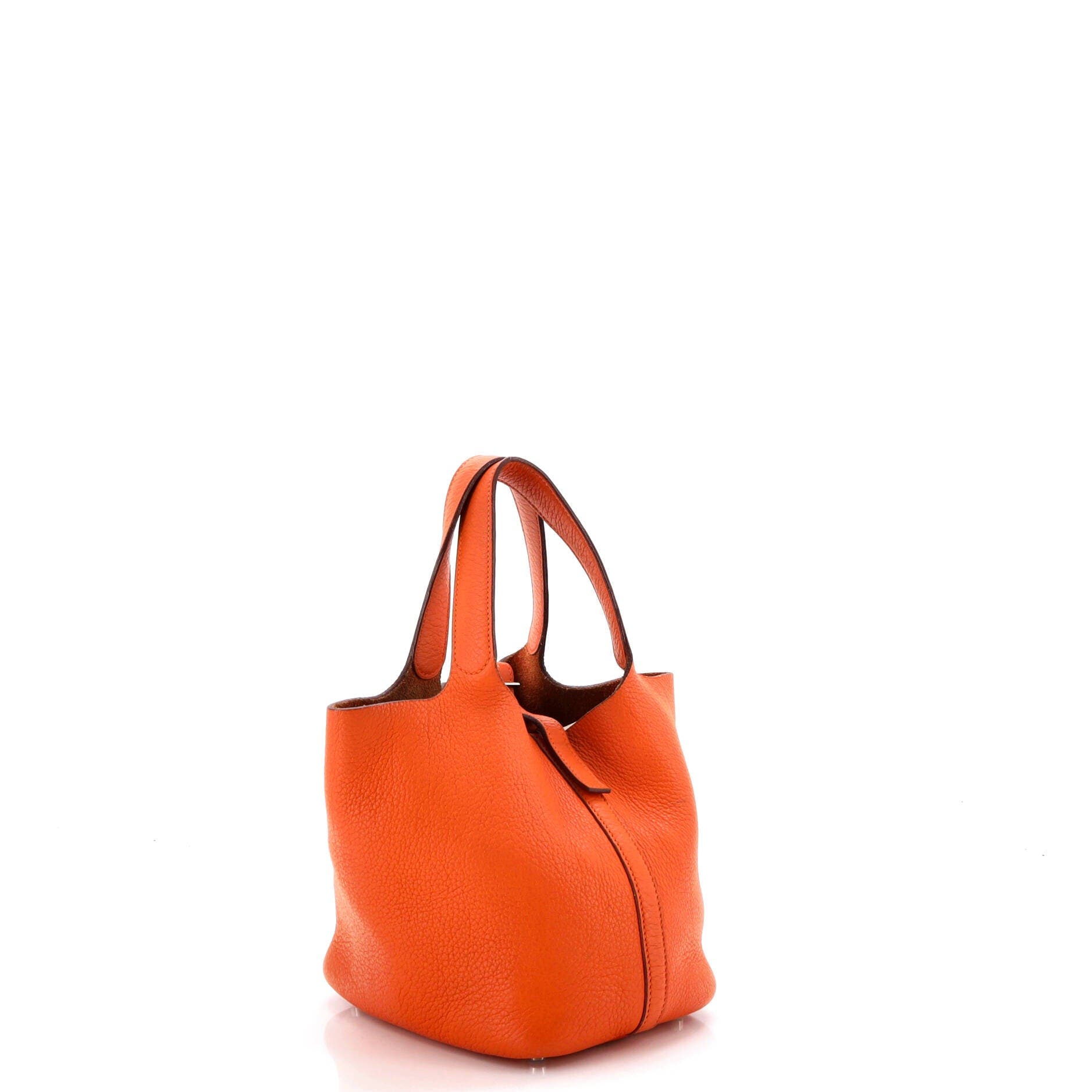81034712 Picotin Bag Clemence PM, Alternate, color, Orange H