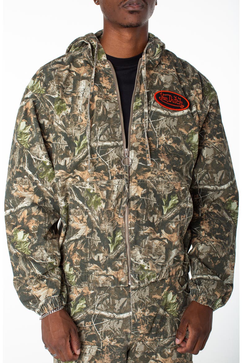 Camo Zip Invaders Hoodie, Main, color, In the Woods
