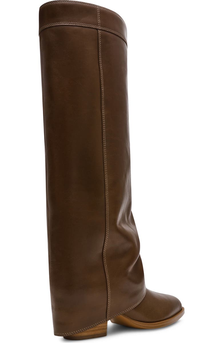 Steve Madden Winnick Foldover Knee High Boot, Alternate, color, Olive Leather