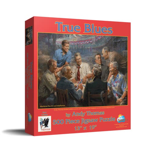 True Blues 500 piece Jigsaw Puzzle for Adults