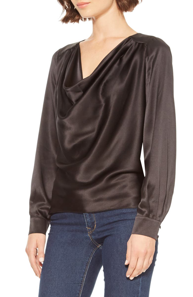 Parker Galway Silk Blouse, Alternate, color, 