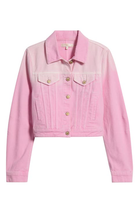 Bardot Ombré Denim Trucker Jacket