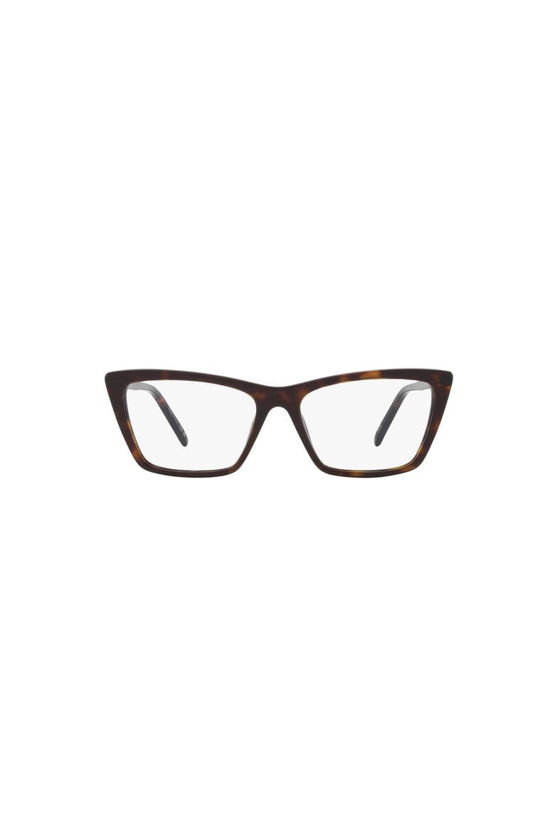 54mm Rectangle optical glasses, Alternate, color, Tortoise