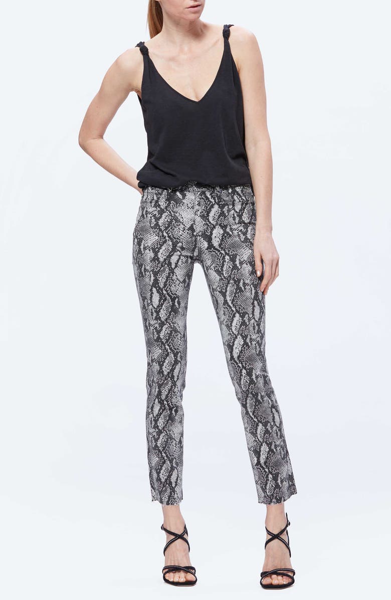 PAIGE Rylen Knot Shoulder Cotton Blend Tank, Alternate, color, 