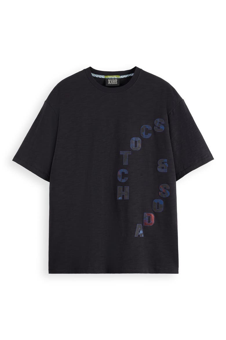 Loose Fit Logo Appliqué T-Shirt, Alternate, color, METEORITE