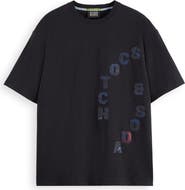 Scotch & Soda Loose Fit Logo Appliqué T-Shirt