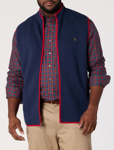 Big & Tall Diamond Quilted Vest