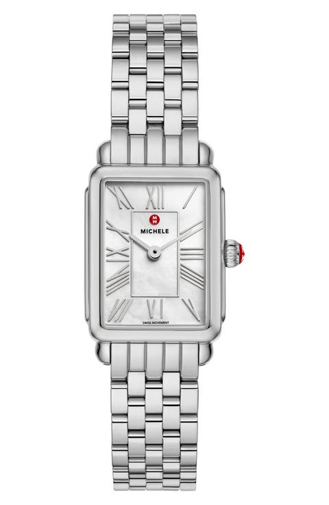 Deco Park Mother-of-Pearl Bracelet Watch, 23mm x 29mm