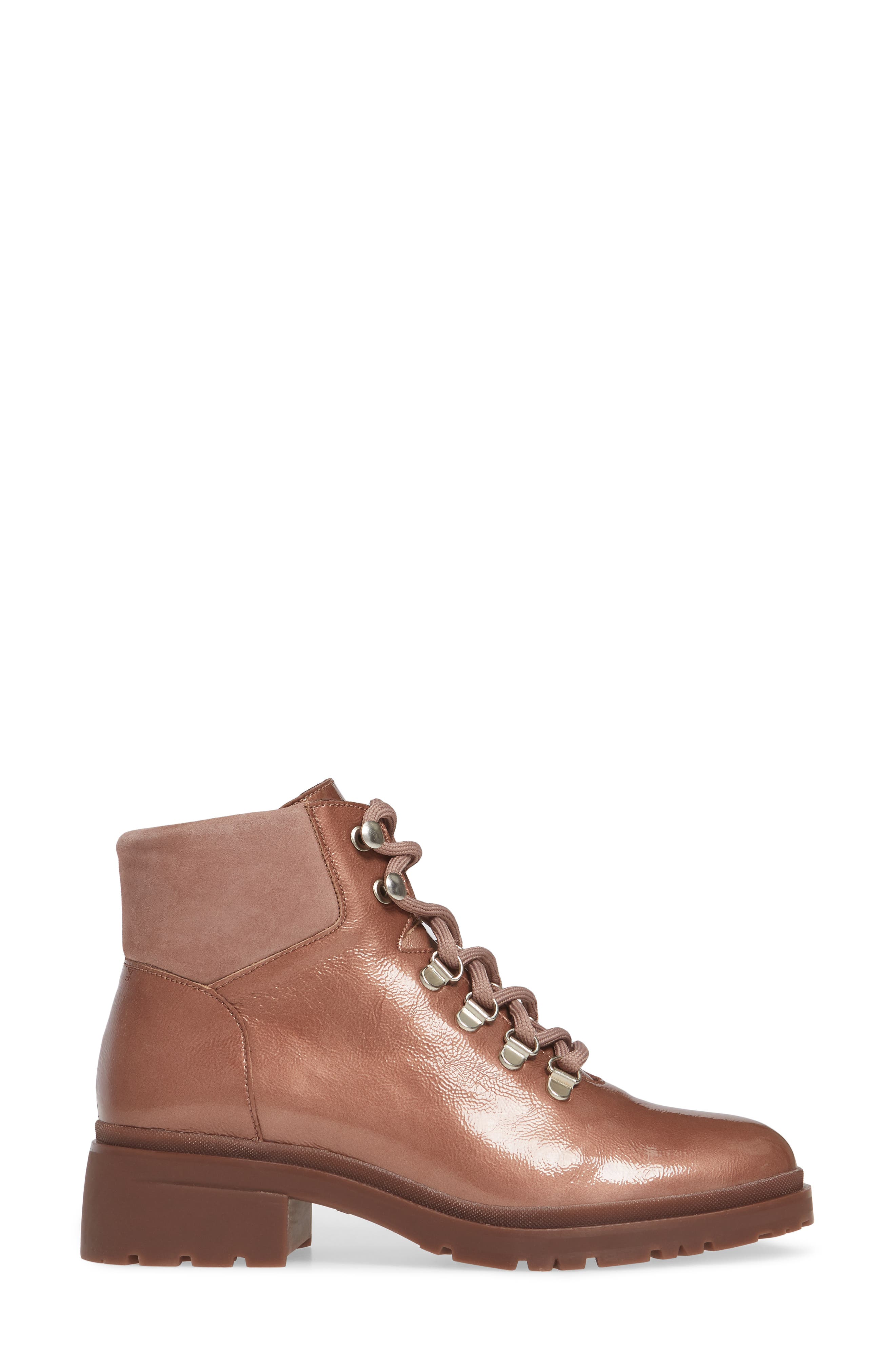 C-4840 Lace-Up Boot, Alternate, color, LACK BLUSH METALLIC LEATHER