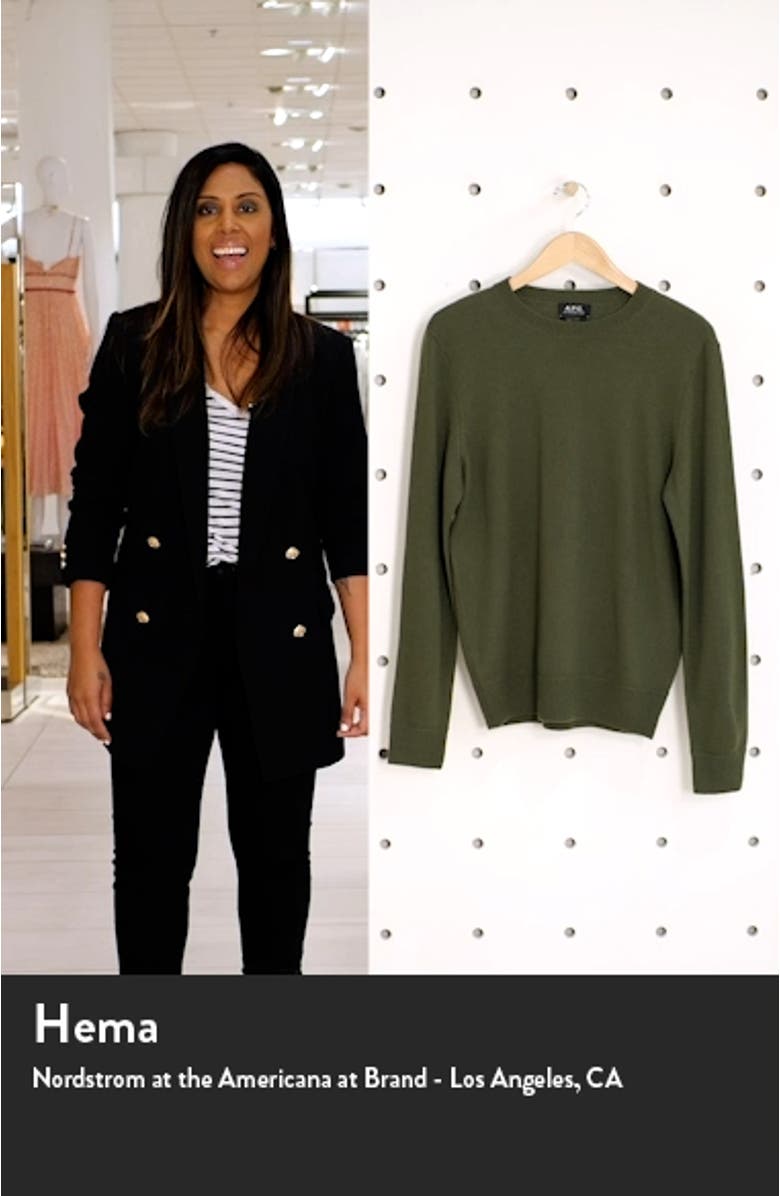 Merino Wool Crewneck Sweater, sales video thumbnail