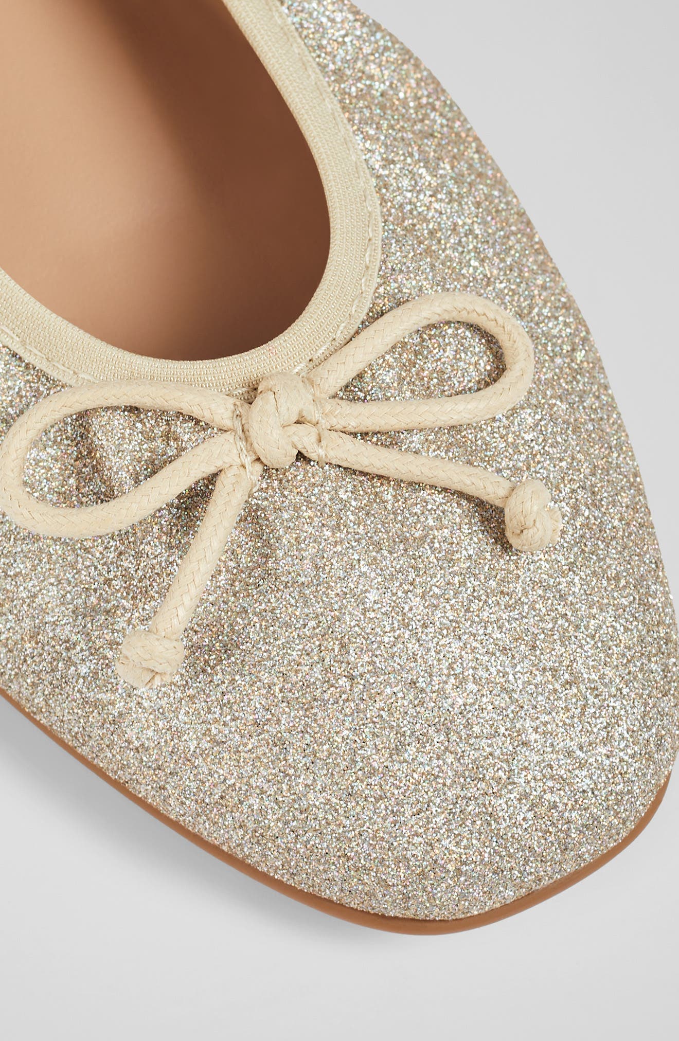LK Bennett Trilly Ballet Flat, Alternate, color, Gold