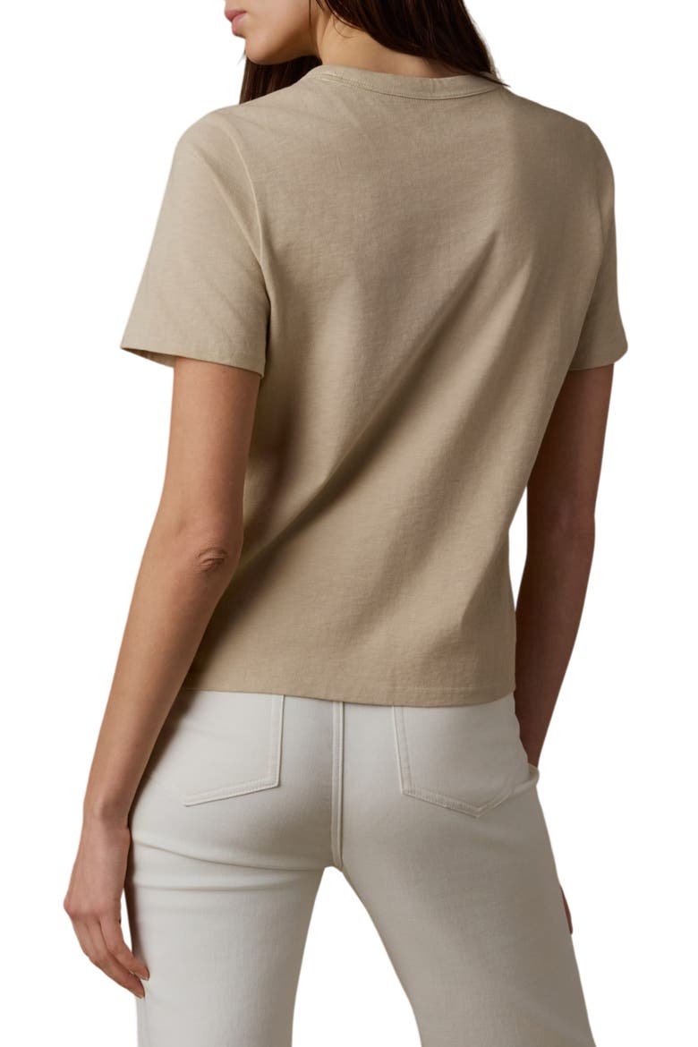 Sunwashed Essential Cotton T-Shirt, Alternate, color, WHITE PEPPER