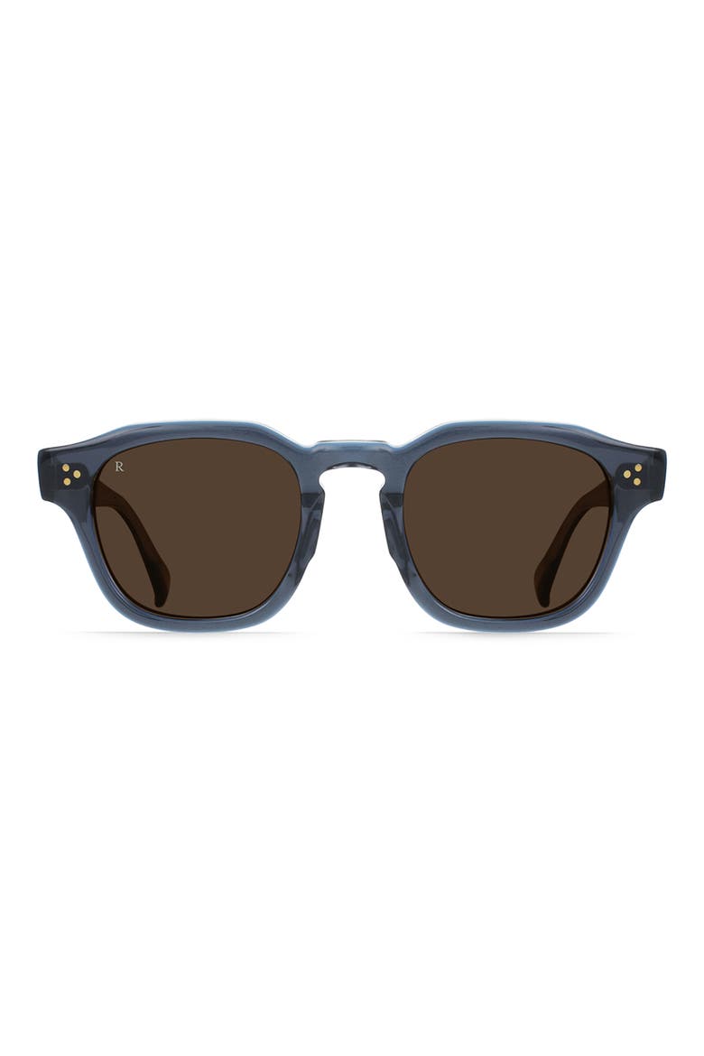 Rune Polarized Square Sunglasses, Main, color, TWILIGHT / VIBRANT BROWN