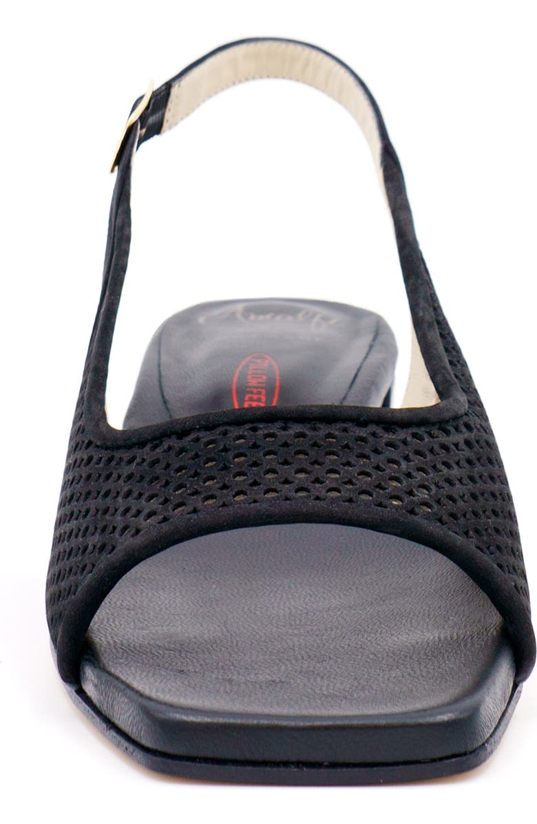 Amalfi by Rangoni Baroanda Slingback Sandal, Alternate, color, Black Long Beach