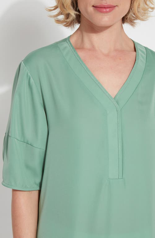 Lyssé Musette Pullover Top In Indiegreen