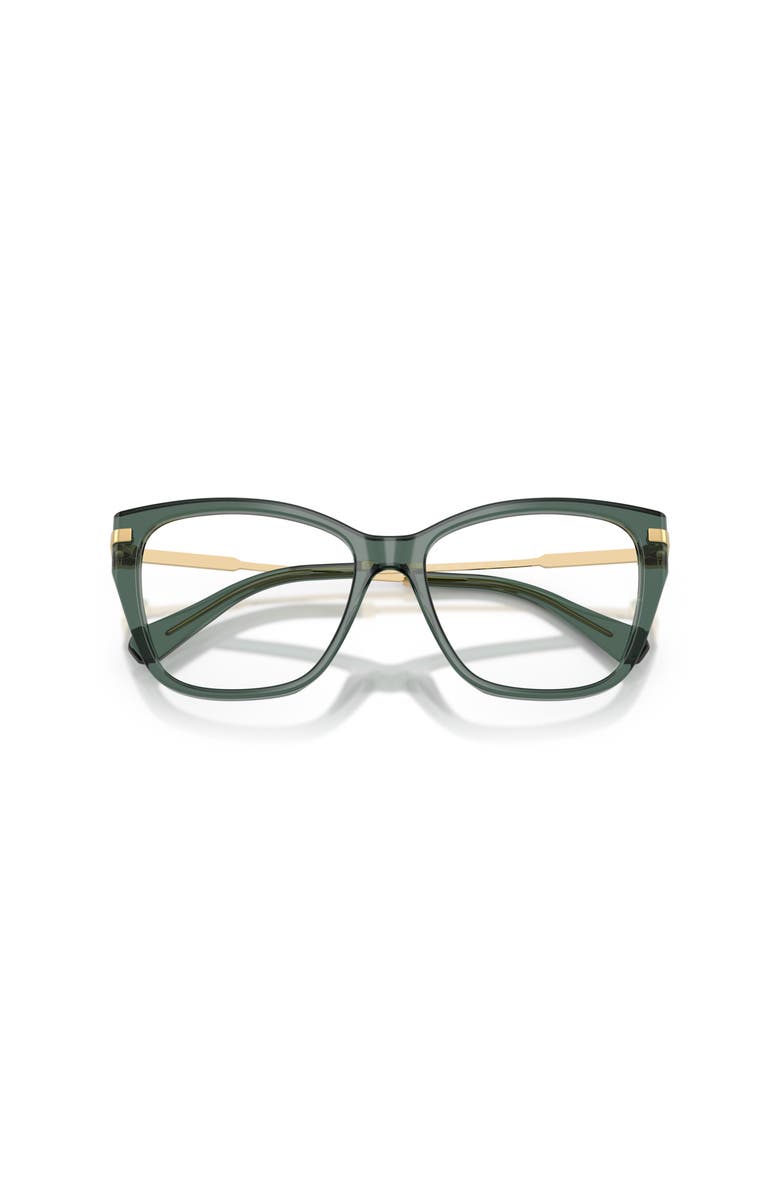 Swarovski 55mm Cat Eye optical glasses, Alternate, color, Green