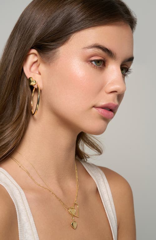 Bony Levy 14k Gold Puffy Heart Stud Earrings In 14k Yellow Gold