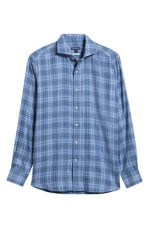 Crown Crafted Plaid Flannel Button-Up Shirt