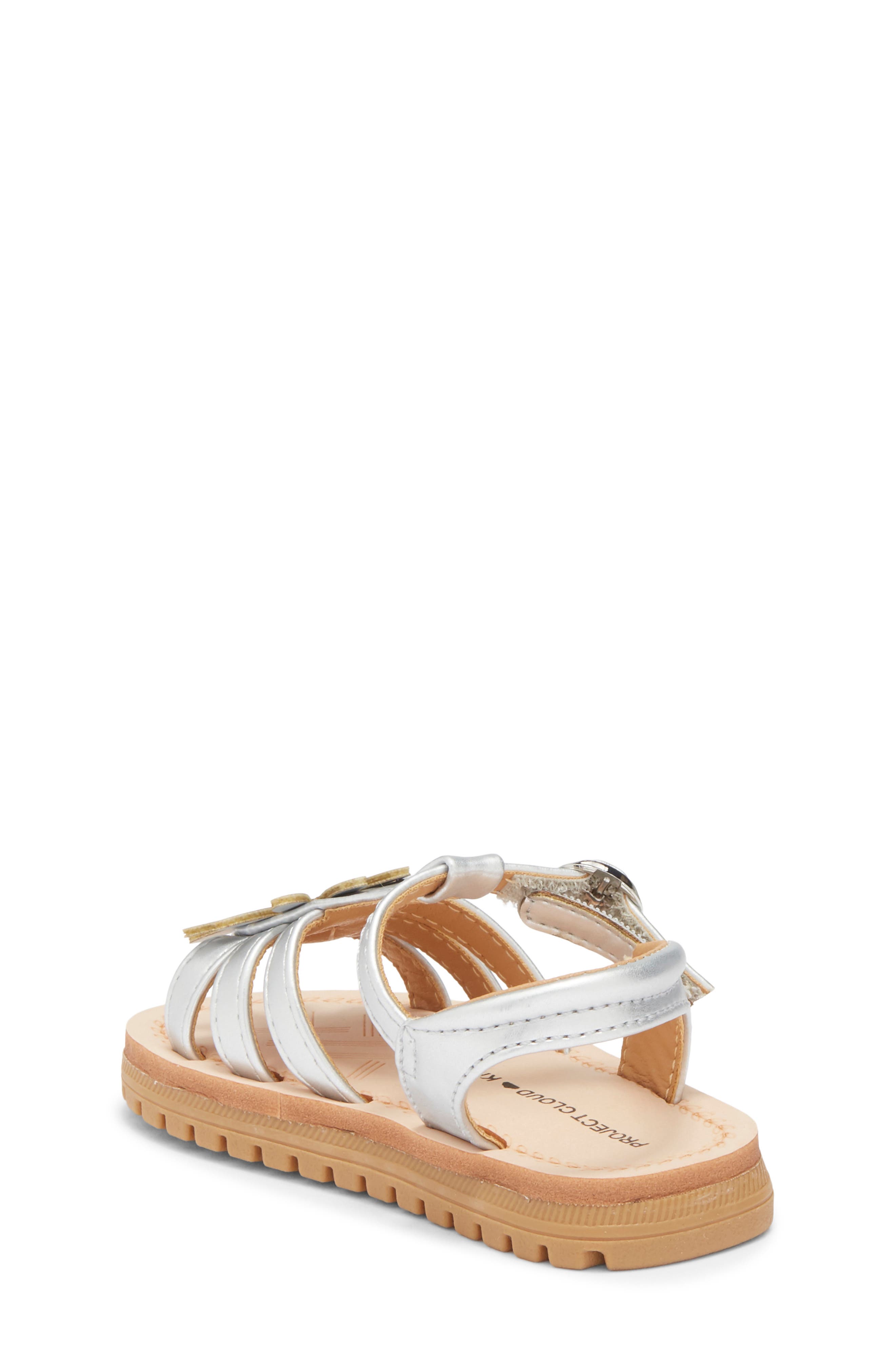 Project Cloud Kids' Oleander Sandal, Alternate, color, Silver