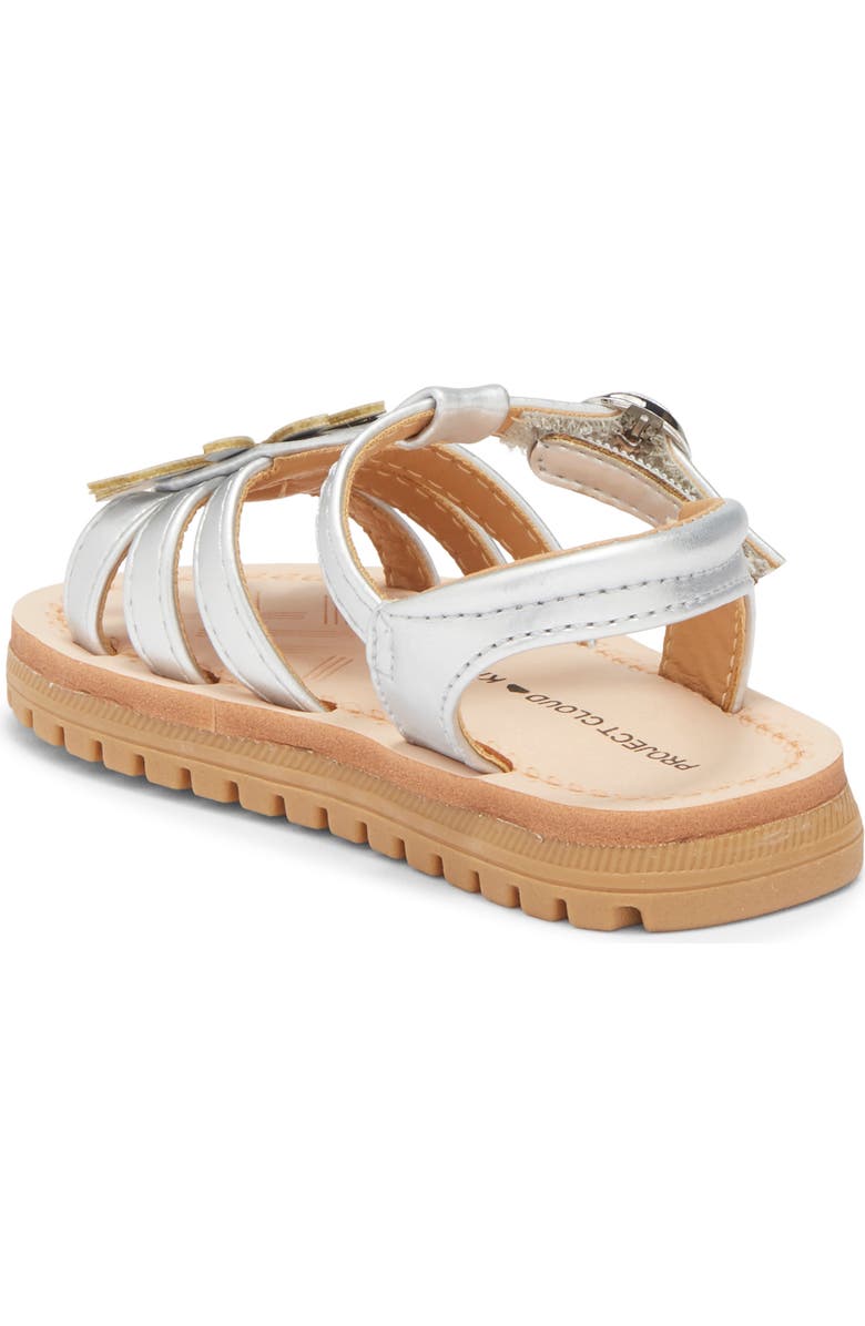 Project Cloud Kids' Oleander Sandal, Alternate, color, Silver