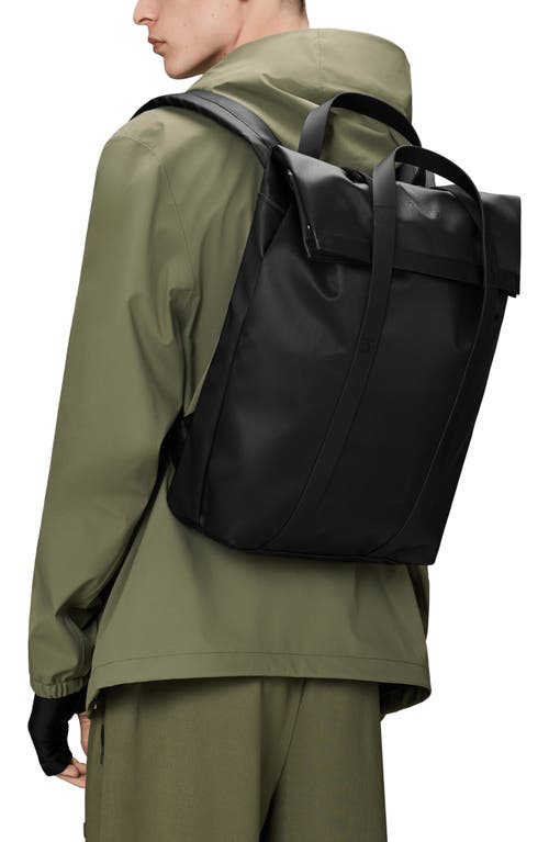 Rains 2 Way Tote Backpack In Black