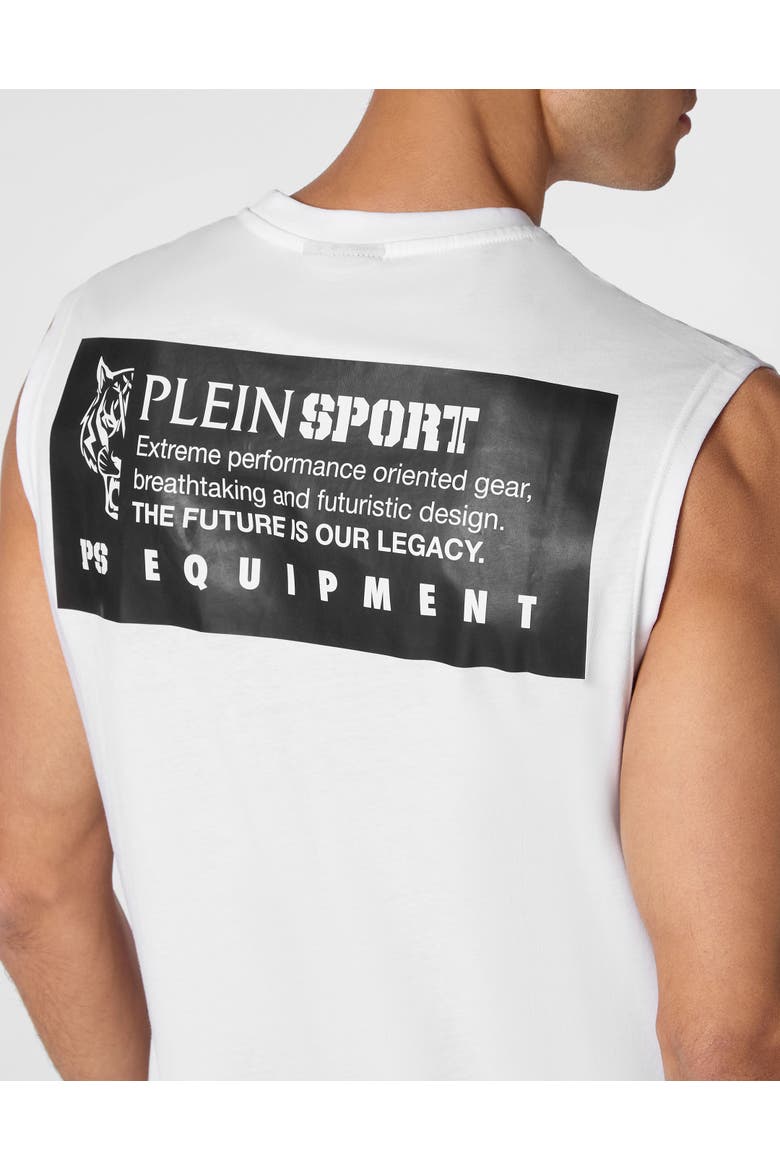 Tank Top Men, Alternate, color, white/black