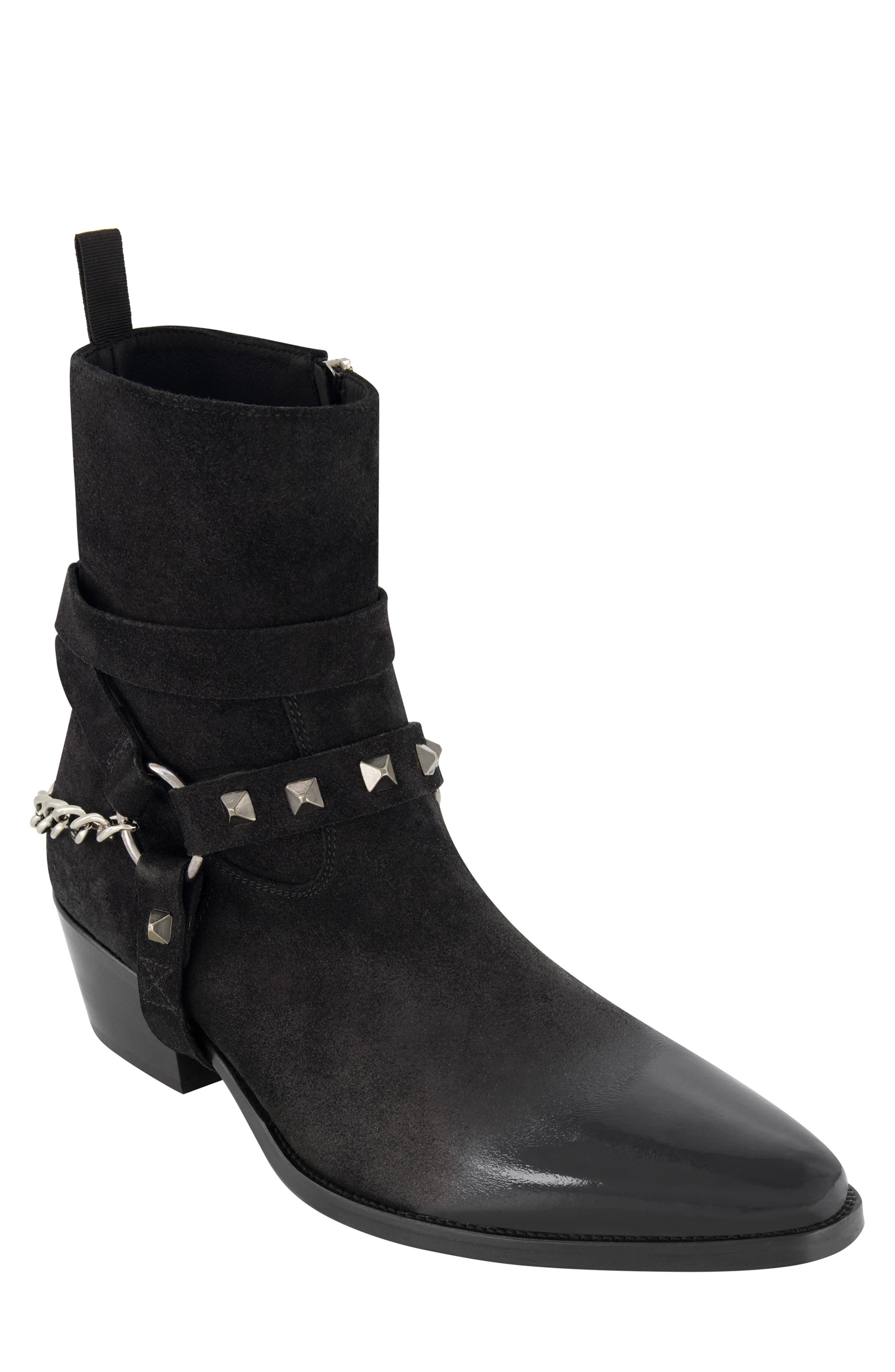 KARL LAGERFELD PARIS Suede Zip Boot