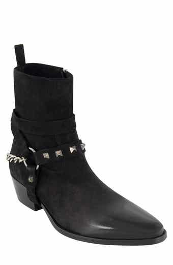 KARL LAGERFELD PARIS Suede Zip Boot