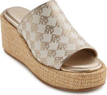 DKNY ★【ウェッジ サンダル】Conrad Platform Wedge Sandal DKNY Conrad Platform Wedge Sandal (Women) | Nordstromrack