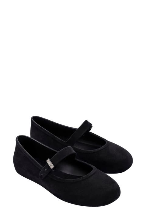 Soft Velvet Ballerina Flat