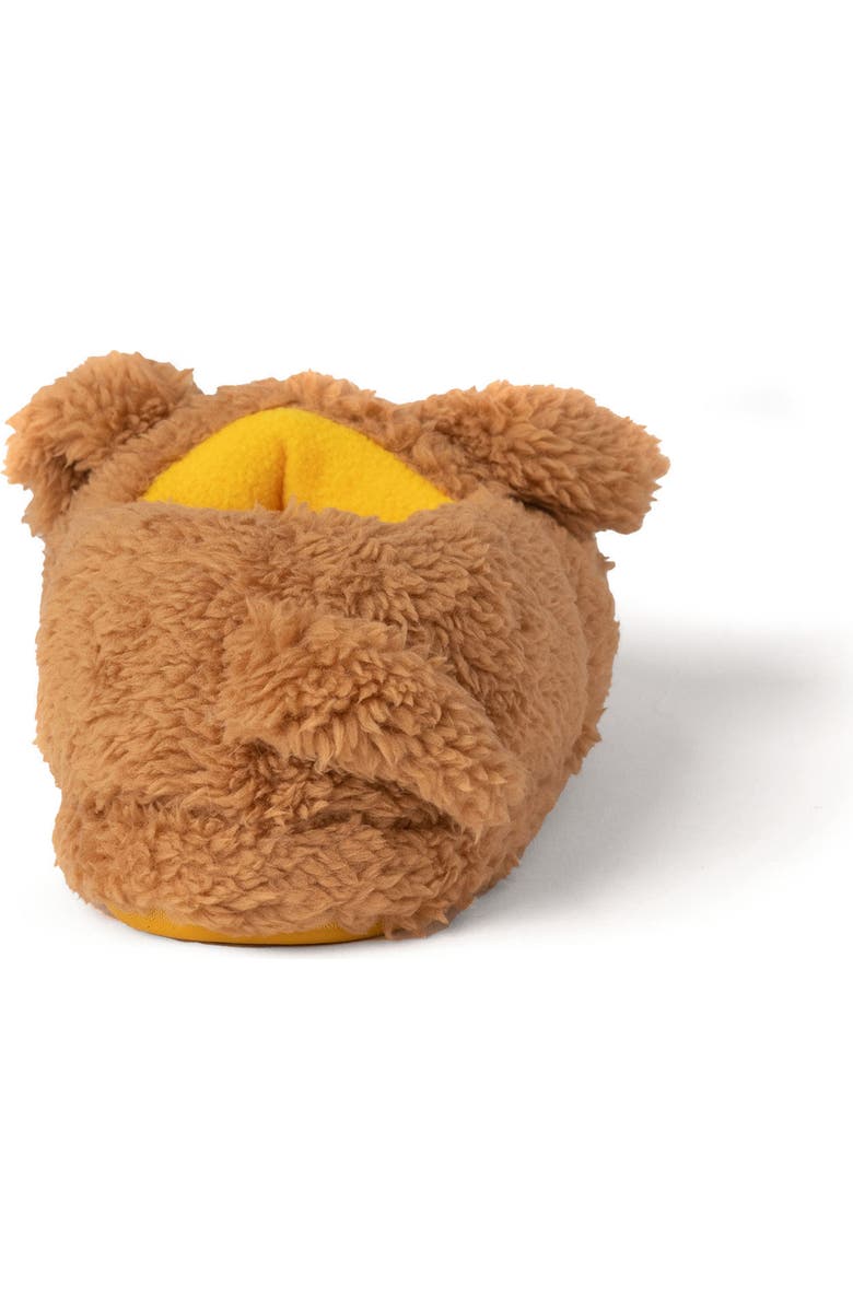DEARFOAMS Kids' Emery Critter Closed Back Animal Slipper, Alternate, color, Tan
