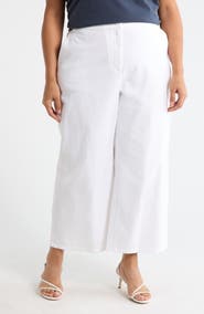 Eileen Fisher Wide Leg Cropped Pants