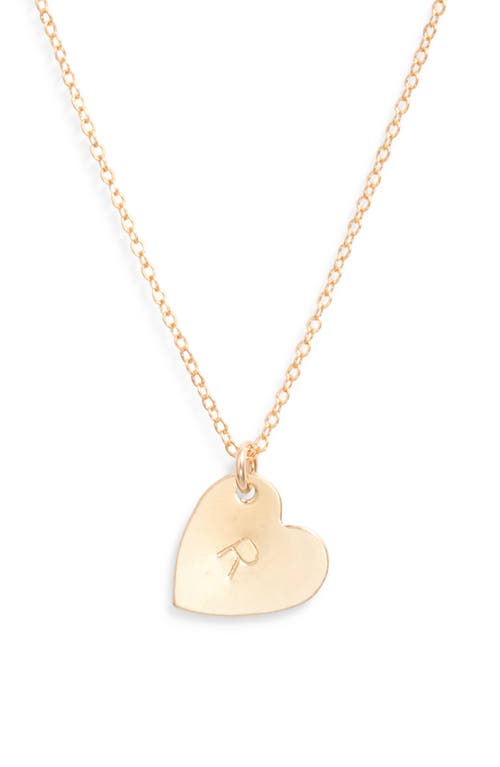 SET & STONES SET & STONES SOPHIA INITIAL HEART PENDANT NECKLACE 