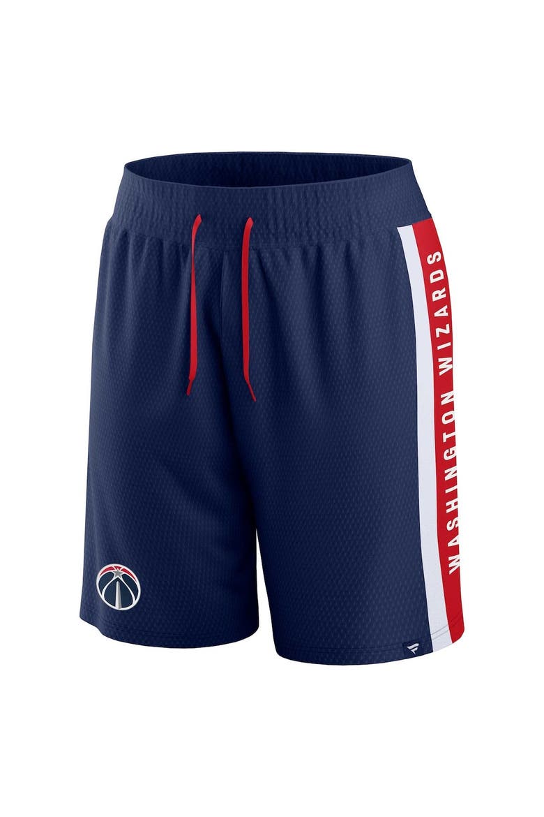 Men's Fanatics Branded Navy Washington Wizards Referee Iconic Mesh Shorts, Alternate, color, Navy