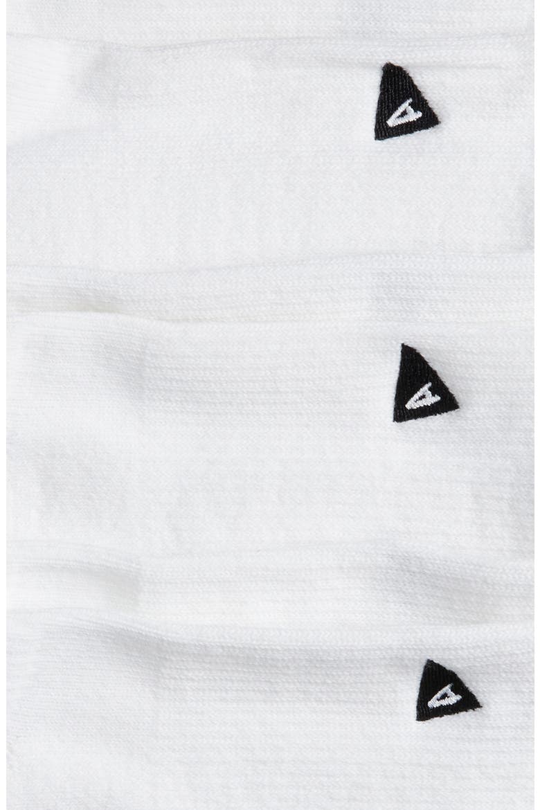 3-Pack No-Show Socks, Alternate, color, WHITE