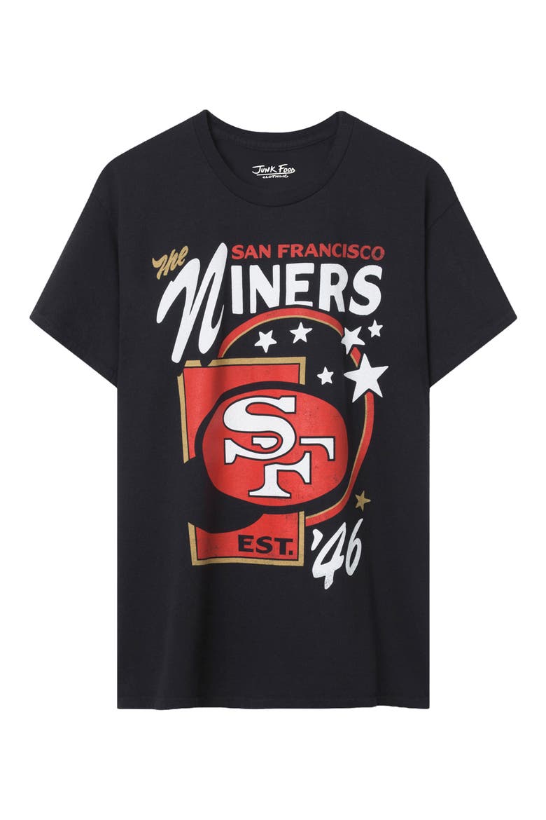 San Francisco 49ers Star Power Cotton Graphic T-Shirt, Main, color, BLACK