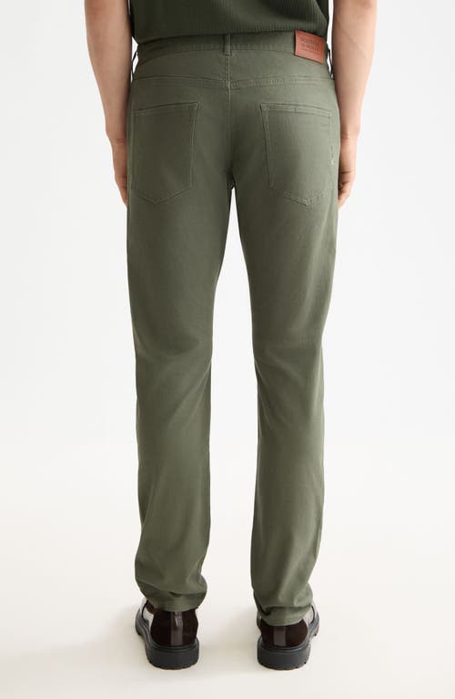 Scotch & Soda Ralston Slim Fit Stretch Cotton Twill Jeans In Green